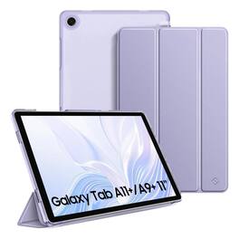 Kitcheniva - Synthetic Leather Hard Case For Samsung Galaxy Tab A11 Plus 11 Inch 2025 - Lilac Purple