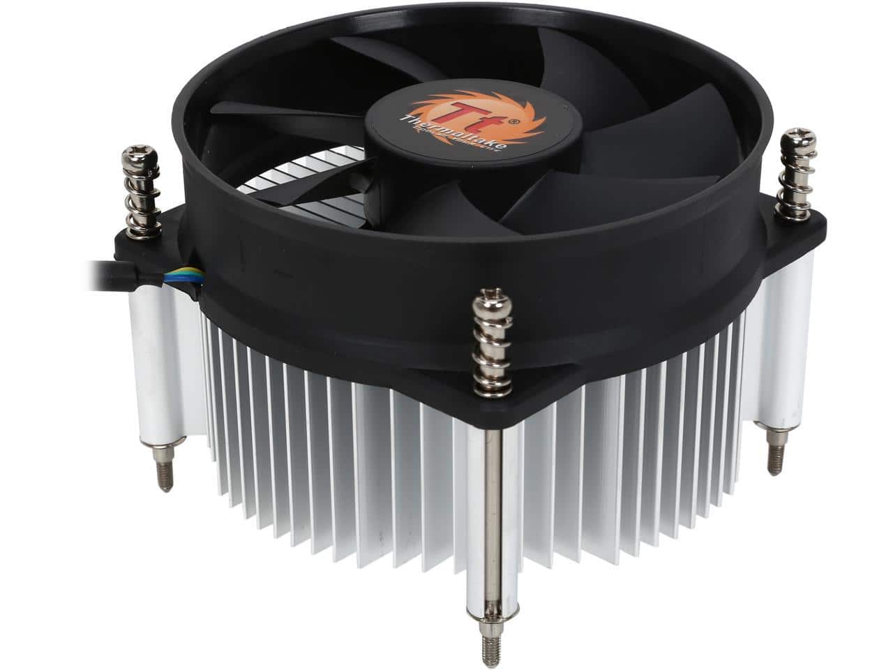 Thermaltake - Gravity i2 95W 7-Blade 92mm PWM CPU Fan for Intel i7/i5/i3 CLP0556-B - Black
