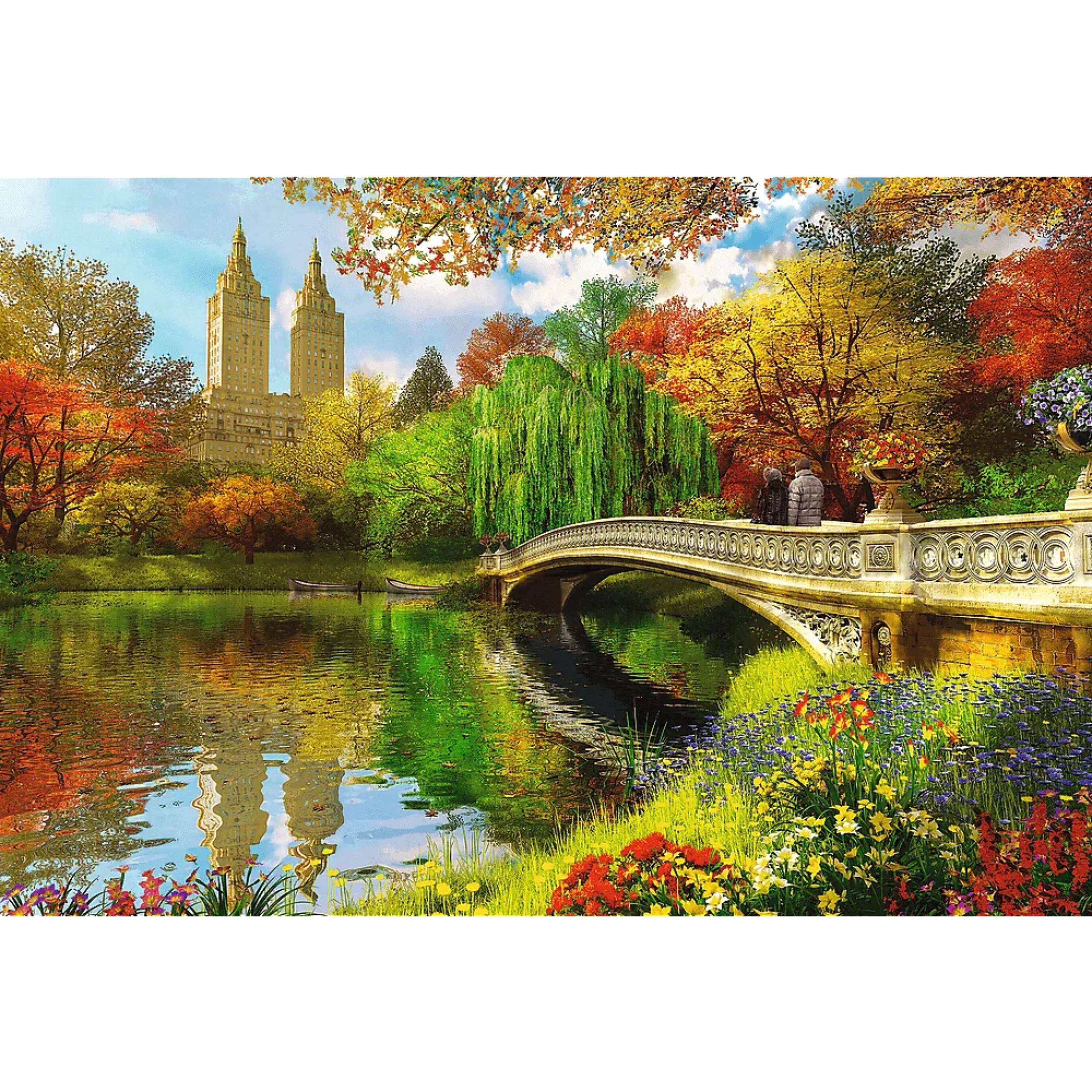Angle. Trefl - Trefl Wood Central Park, Manhattan, New York 500+1 Wooden Puzzle.