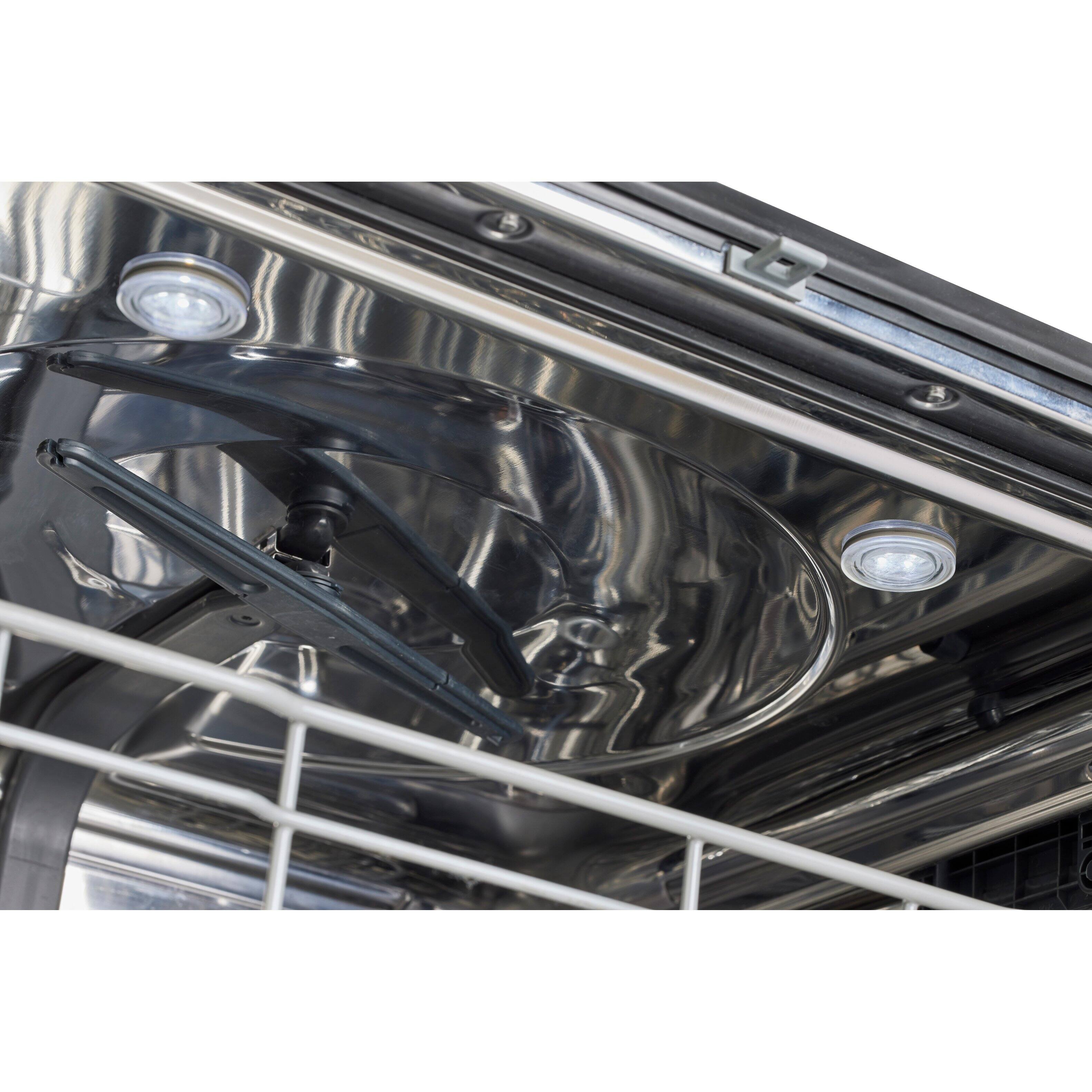Alt View 2. Unique Appliances - Classic Retro 24" Top Control Dishwasher with Stainless Steel Tub and 3rd Rack - Midnight Black.