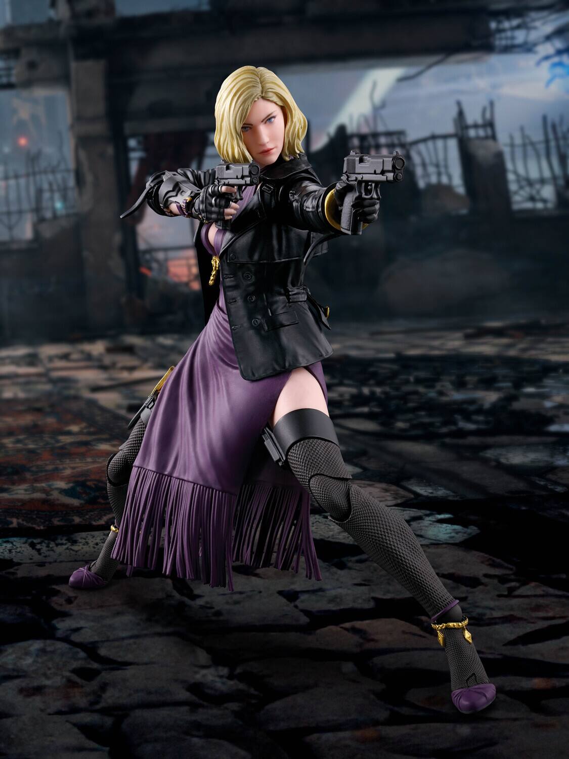 Alt View 3. Bandai - Tamashii Nations - Tekken 8 - S.H.Figuarts - Nina Williams Action Figure   - Collectibles - Multicolor.