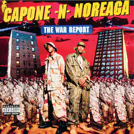 Capone-N-Noreaga - The War Report (Clear Vinyl with Red & Blue Splatter Vinyl) - VINYL LP