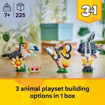 LEGO Creator 3 in 1 Wild Animals: Tropical Toucan 31173 - Best Buy LEGO Creator 3 in 1 Wild Animals: Tropical Toucan 31173 - Best Buy