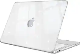 Fintie - Case for MacBook Neo 13 Inch (Model A3404, 2026 Release) Snap-On Hard Shell Cover, Ultra-Thin, Slim Fit, Lightweight - Glittering Clear