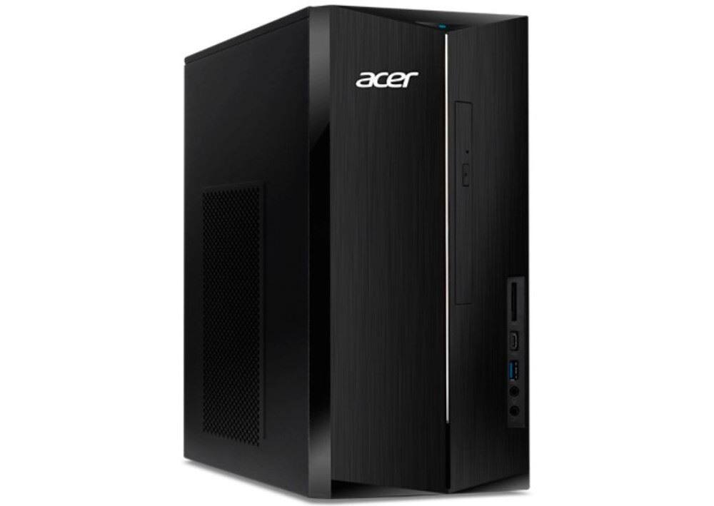 Angle. Acer - Aspire TC-1780-UA93 Desktop 16GB RAM 1TB SSD Intel Core i5-13400 1.8GHz Windows 11 Home - Black.