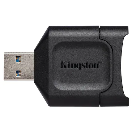 Front. Kingston - Kingston Mobilelite Plus USB 3.2 SD Card Reader.