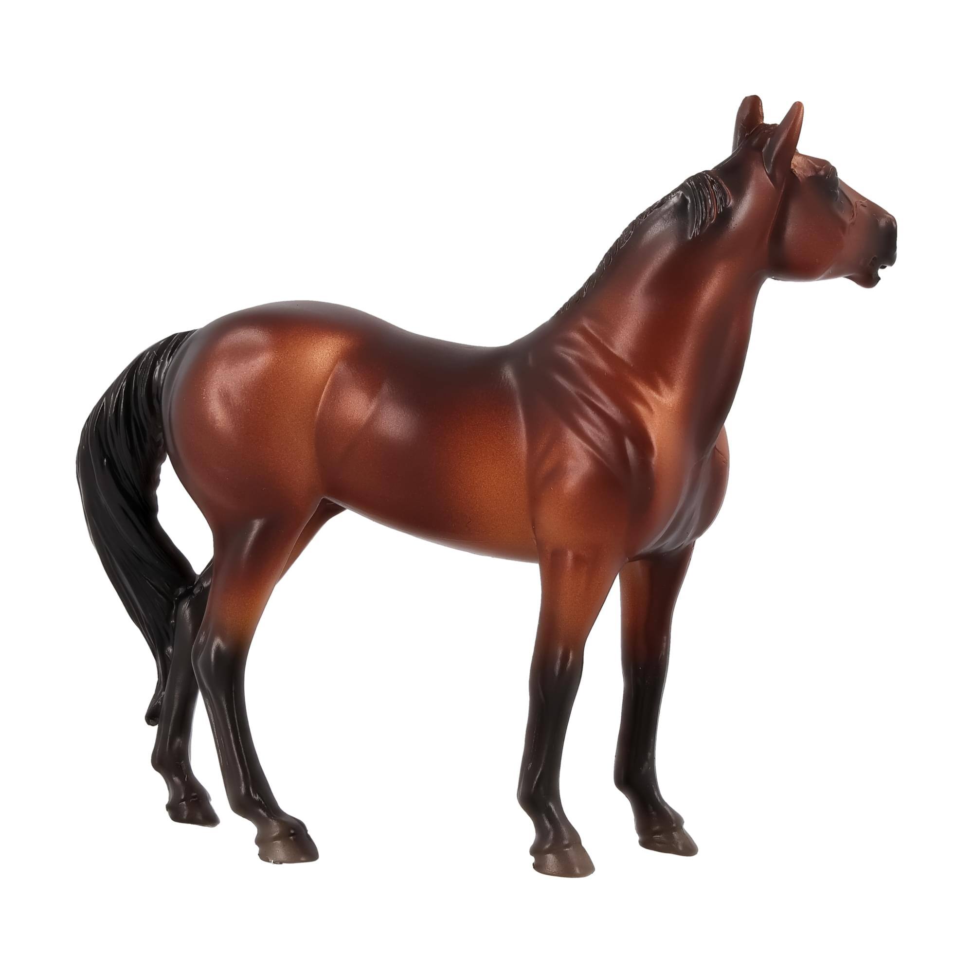 Alt View 2. Breyer - Breyer Stablemates Horse Crazy 1:32 Scale Model Horse | Quarter Horse - Purple.