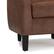 Alt View 14. Simpli Home - Austin 30 inch Wide Tub Chair - Distressed Saddle Brown.