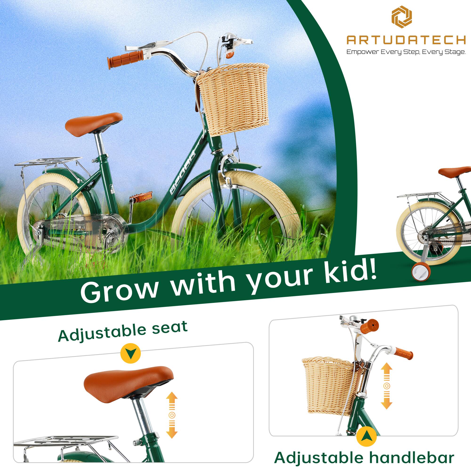 ARTUDATECH  
Empower Every Step, Every Stage.

Grow with your kid!

Adjustable seat

Adjustable handlebar