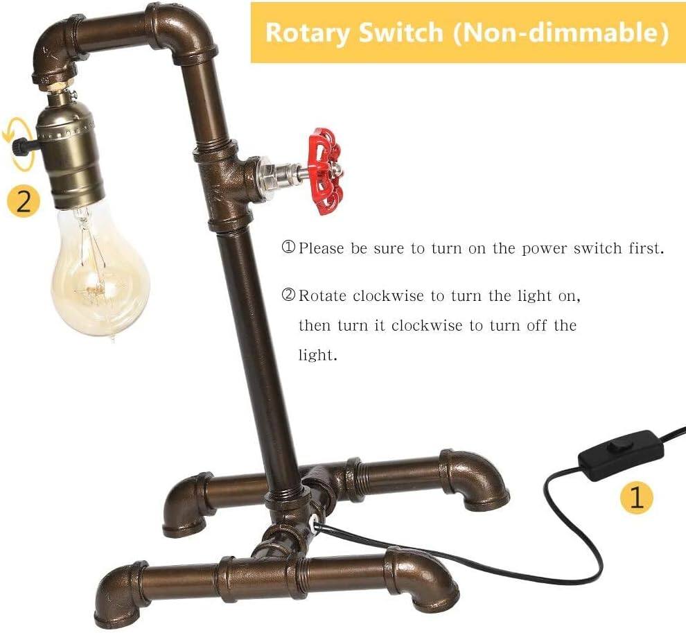 Rotary Switch (Non-dimmable)

1. Please be sure to turn on the power switch first.
2. Rotate clockwise to turn the light on, then turn it clockwise to turn off the light.