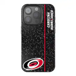 Keyscaper - NHL - Carolina Hurricanes Sidebar Bling iPhone Case - 15 - Black