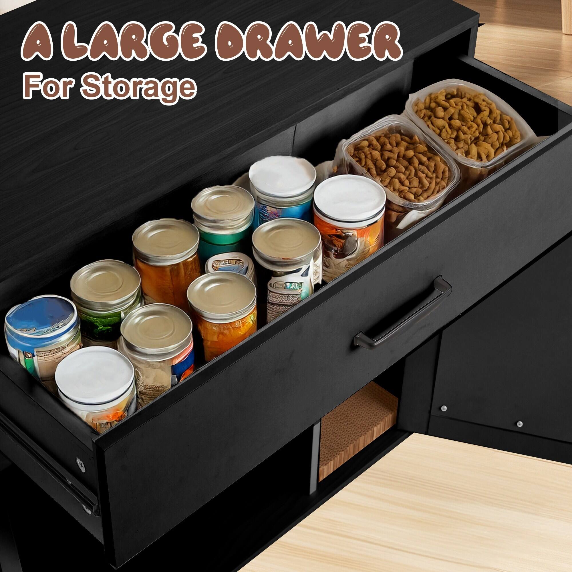 A Large Drawer  
For Storage