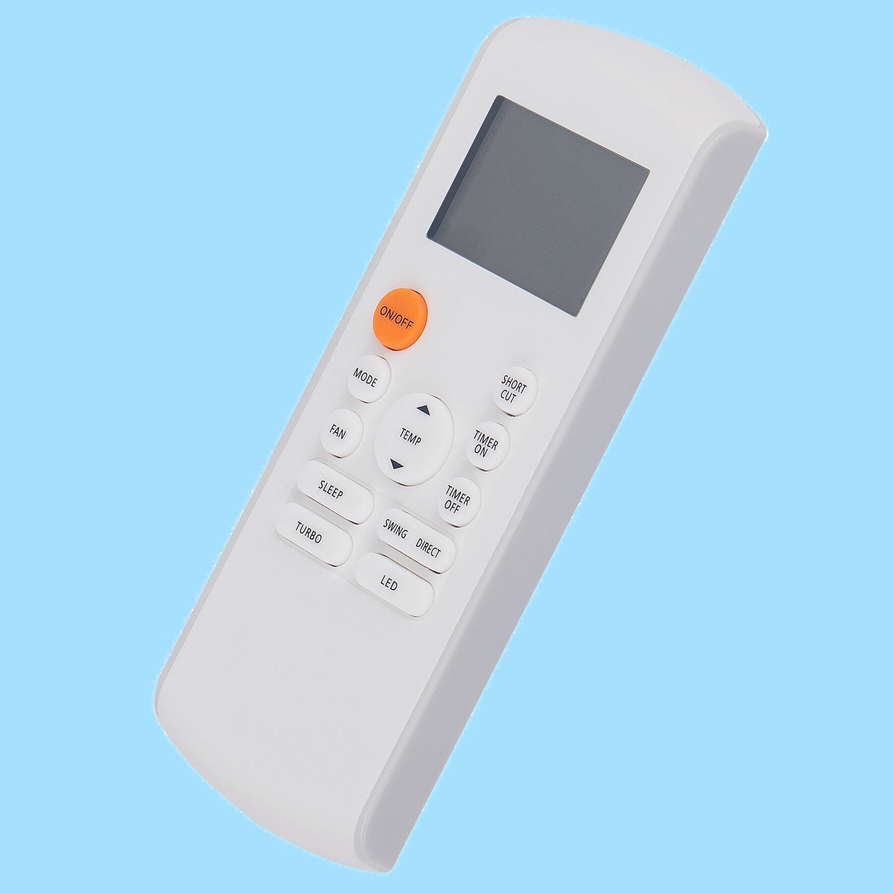 ON/OFF MODE SHORT CUT FAN TEMP TIMER ON SLEEP TURBO OFF TIMER SWING DIRECT LED