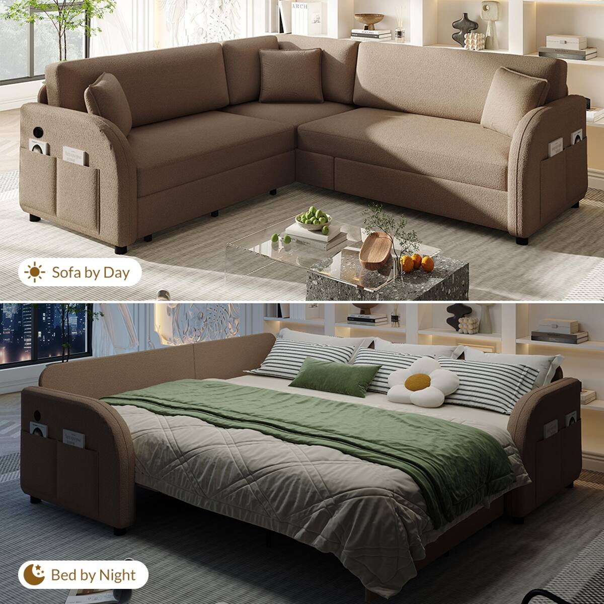 ARCH  
Sofa by Day  
Bed by Night