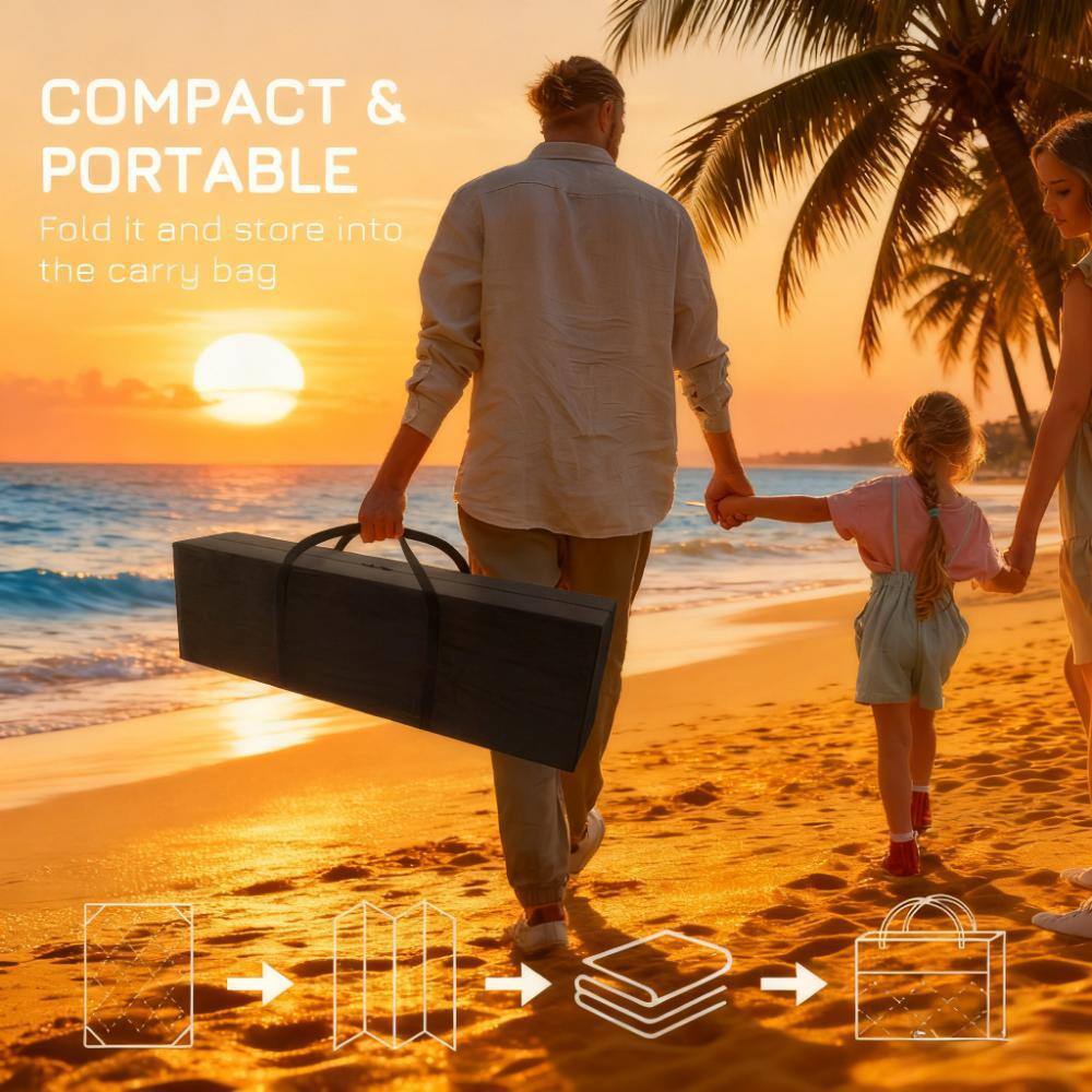 COMPACT & PORTABLE  
Fold it and store into the carry bag