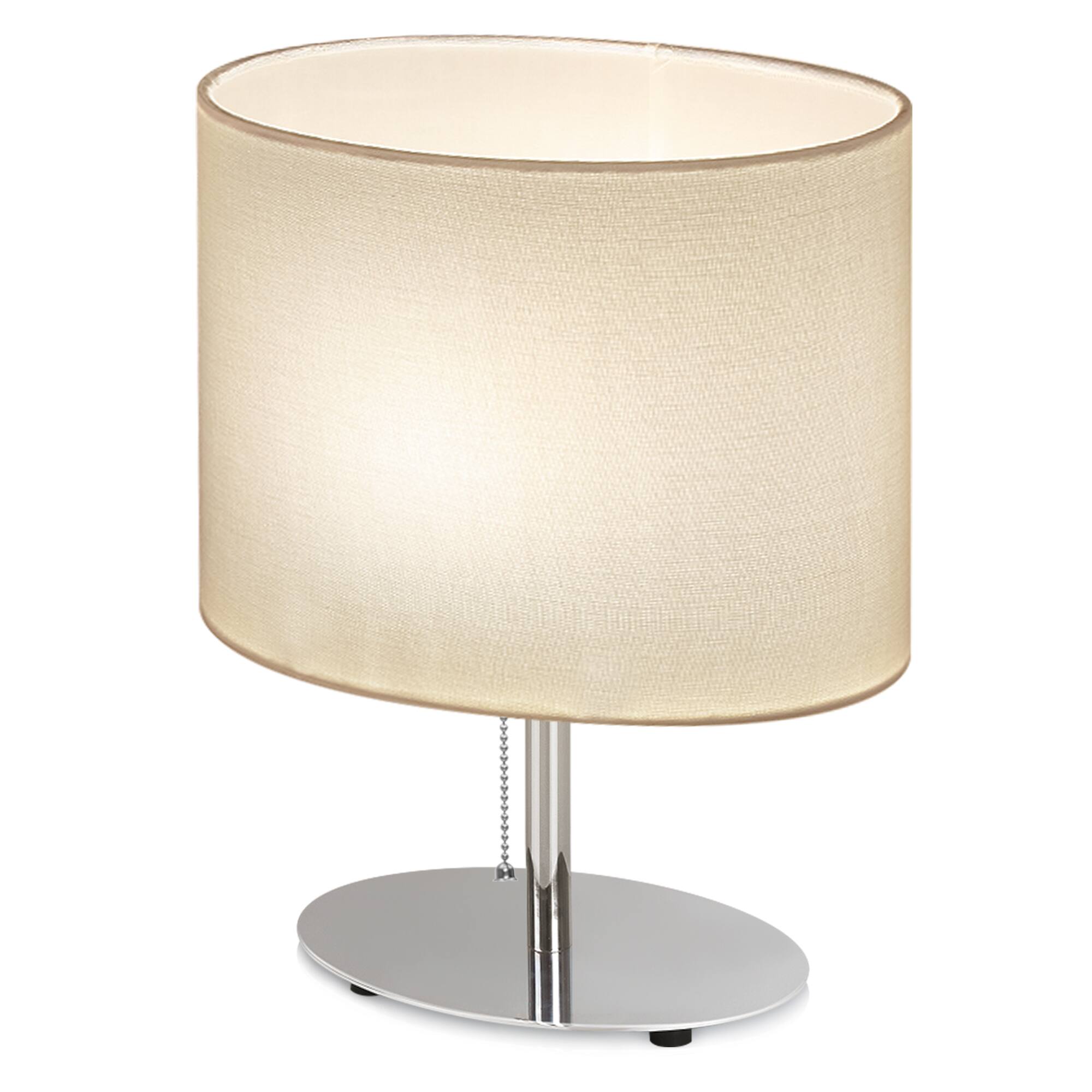 Alt View 2. Oumilen - Bedside Table Lamp Metal Base Desk Lamp Oval Night Light for Bedroom Kids Room.