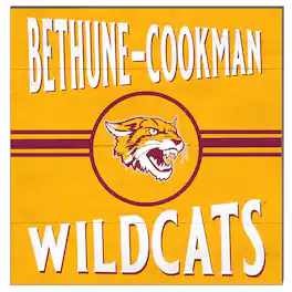 Jardine - Bethune-Cookman Wildcats 10'' x 10'' Retro Team Sign - Maroon
