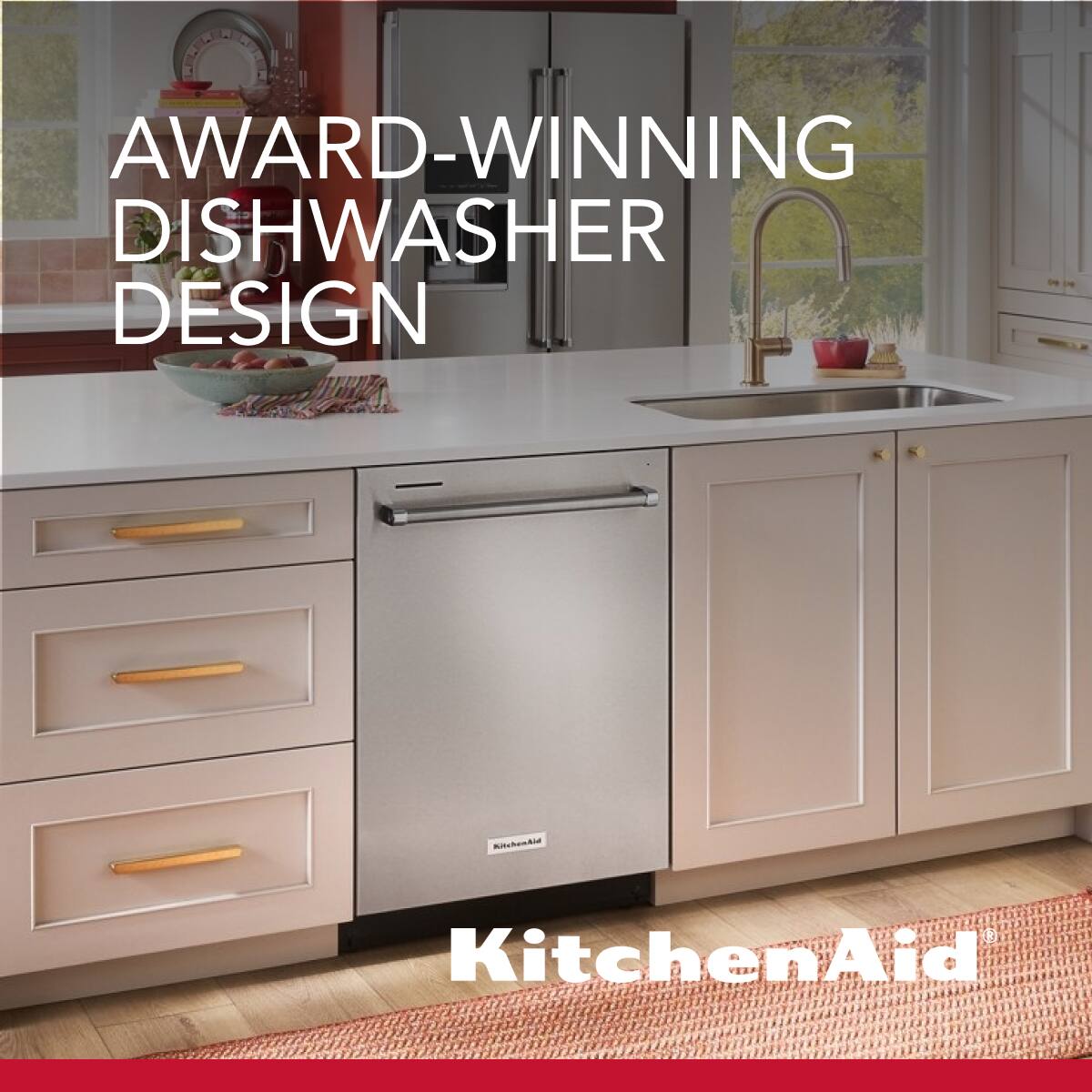 AWARD-WINNING DISHWASHER DESIGN

KitchenAid