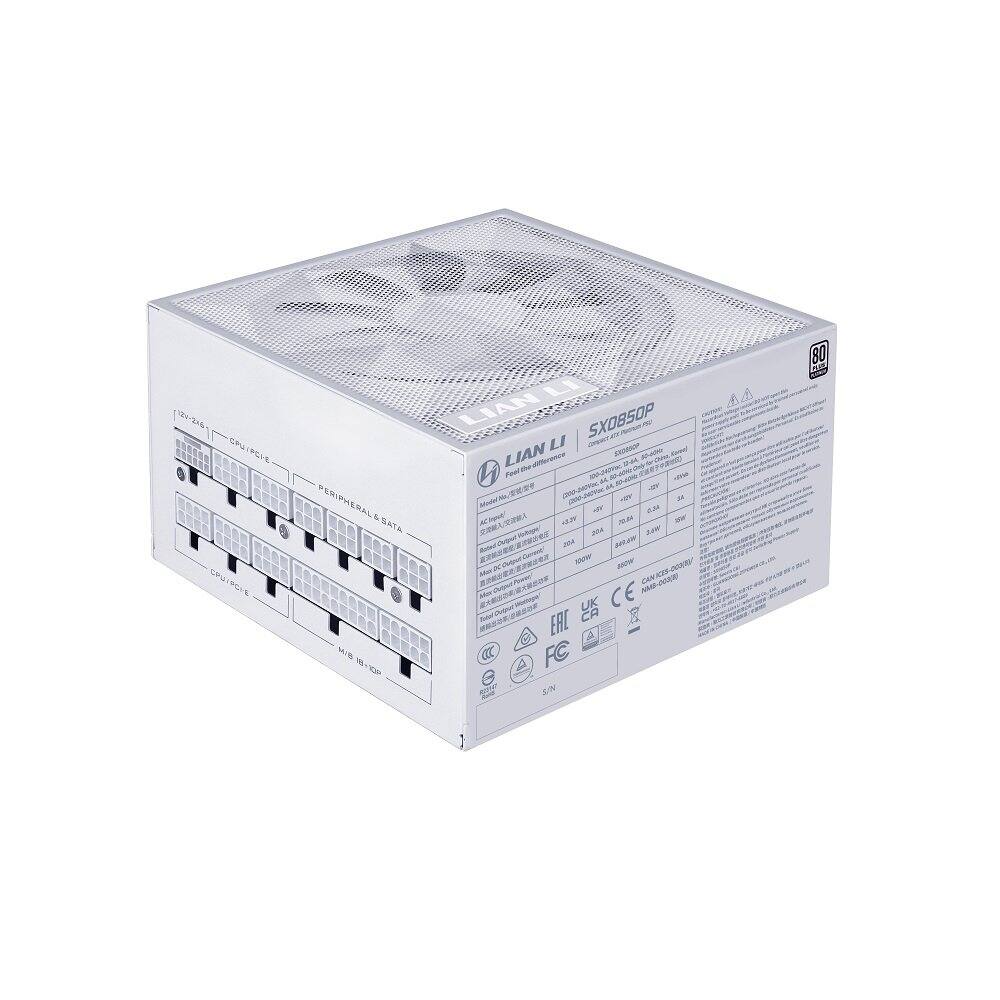 Lian Li 850W Full Modular ATX Power Supply with 12V 2x6 Cable ATX