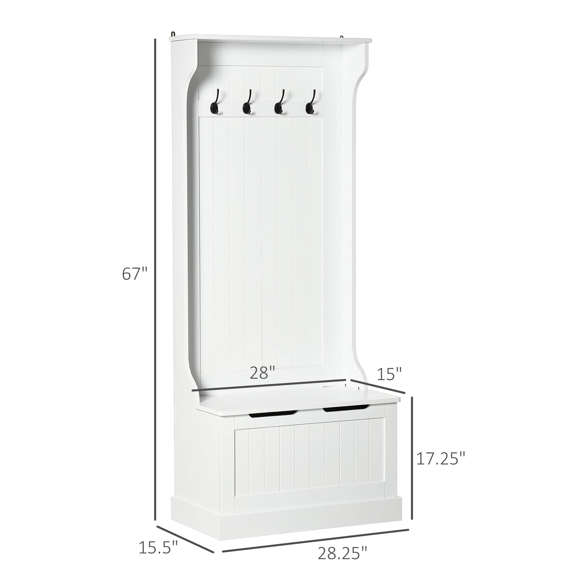 67", 28", 15", 17.25", 15.5", 28.25"