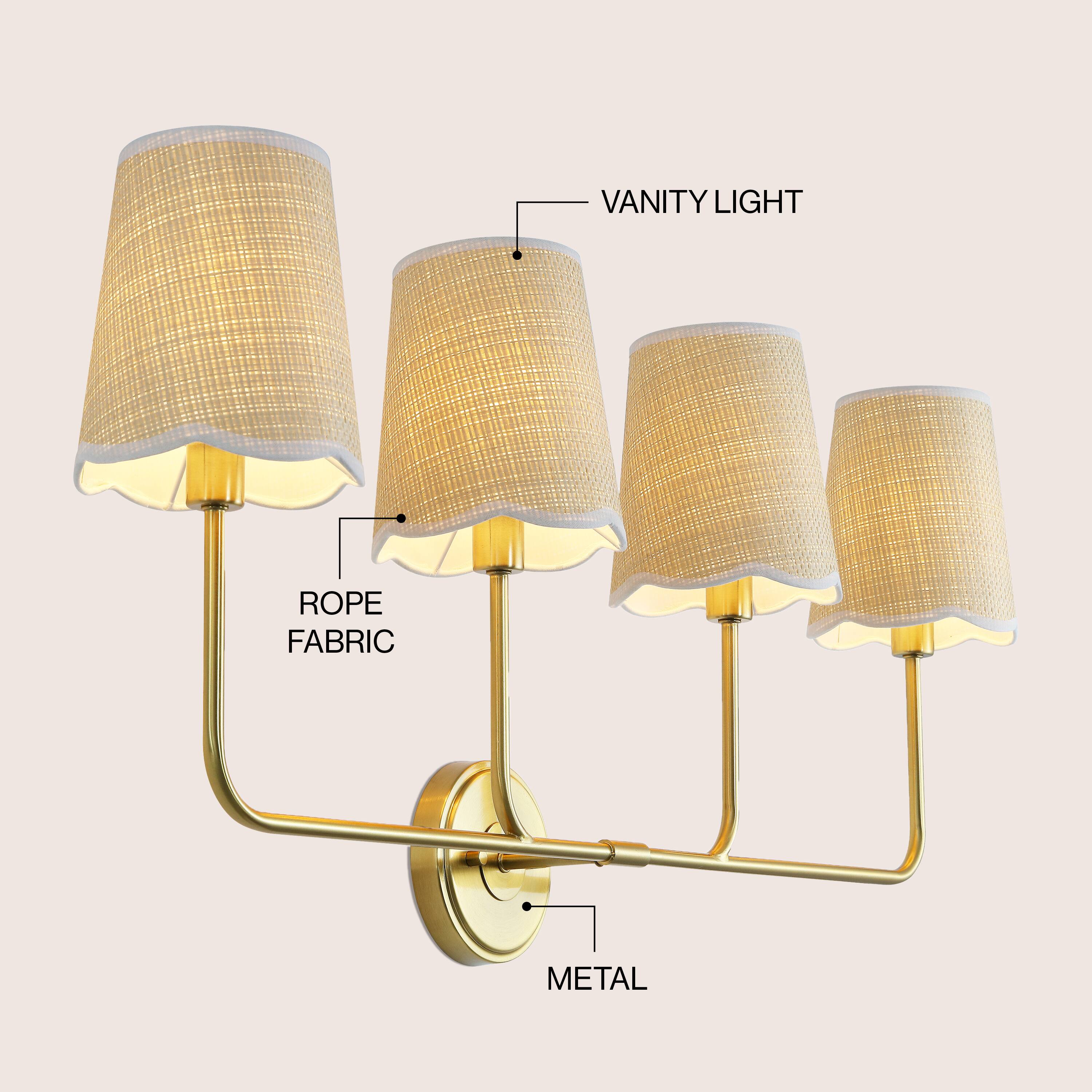 Vanity Light  
Rope Fabric  
Metal