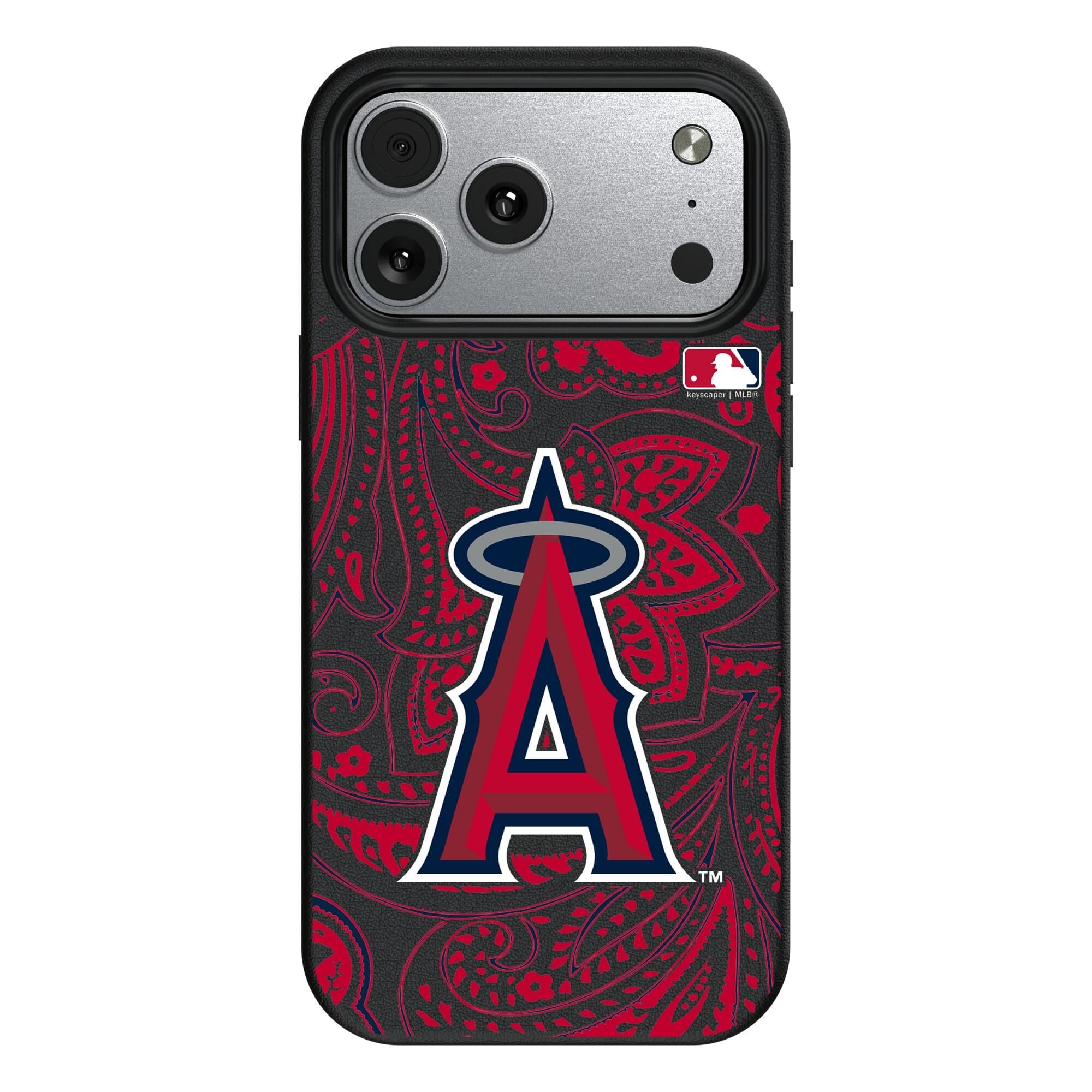 Keyscaper - MLB - Los Angeles Angels Paisley iPhone Magnetic Bump Case - 17 Pro Max - Black price history on PriceWatchPro