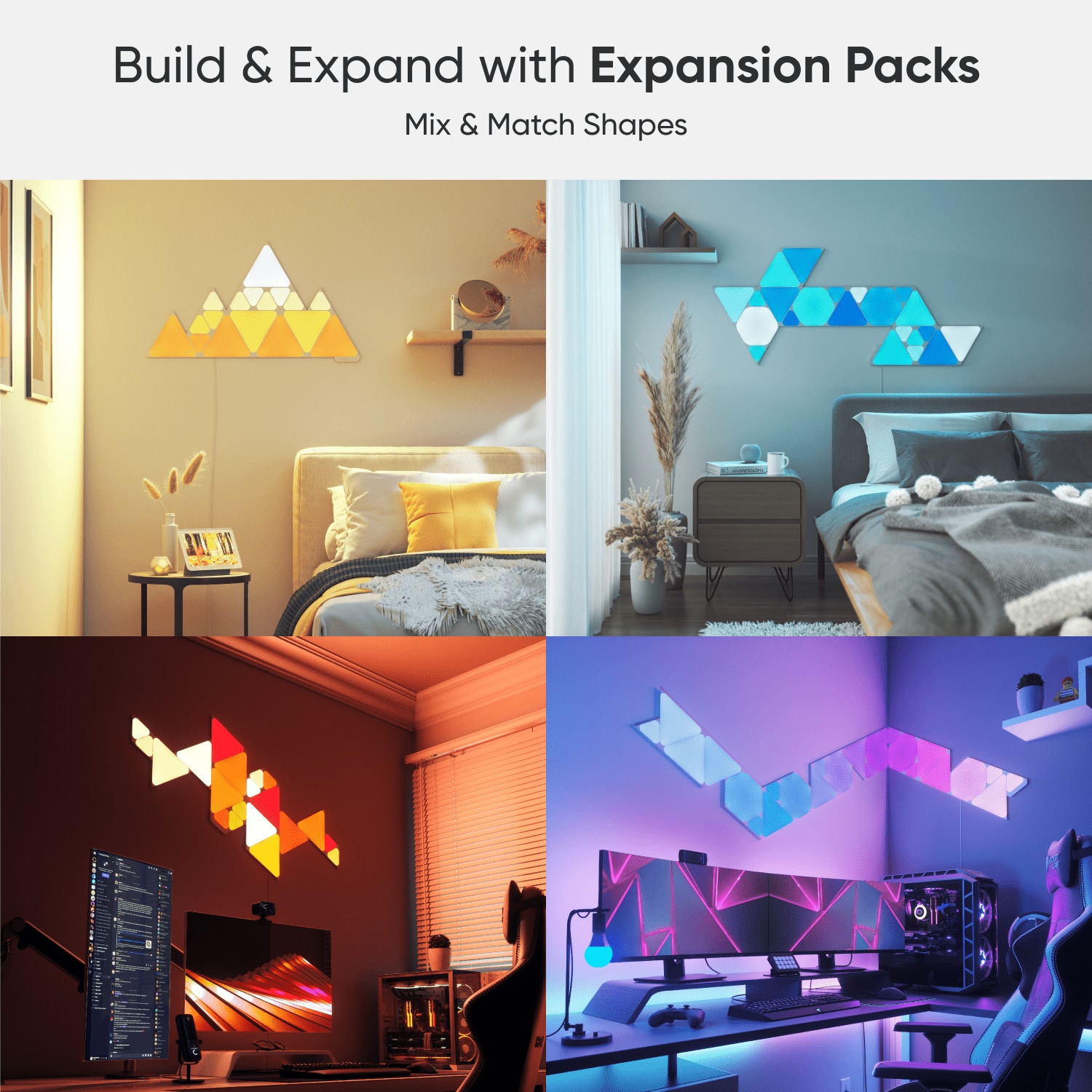Build & Expand with Expansion Packs Mix & Match Shapes