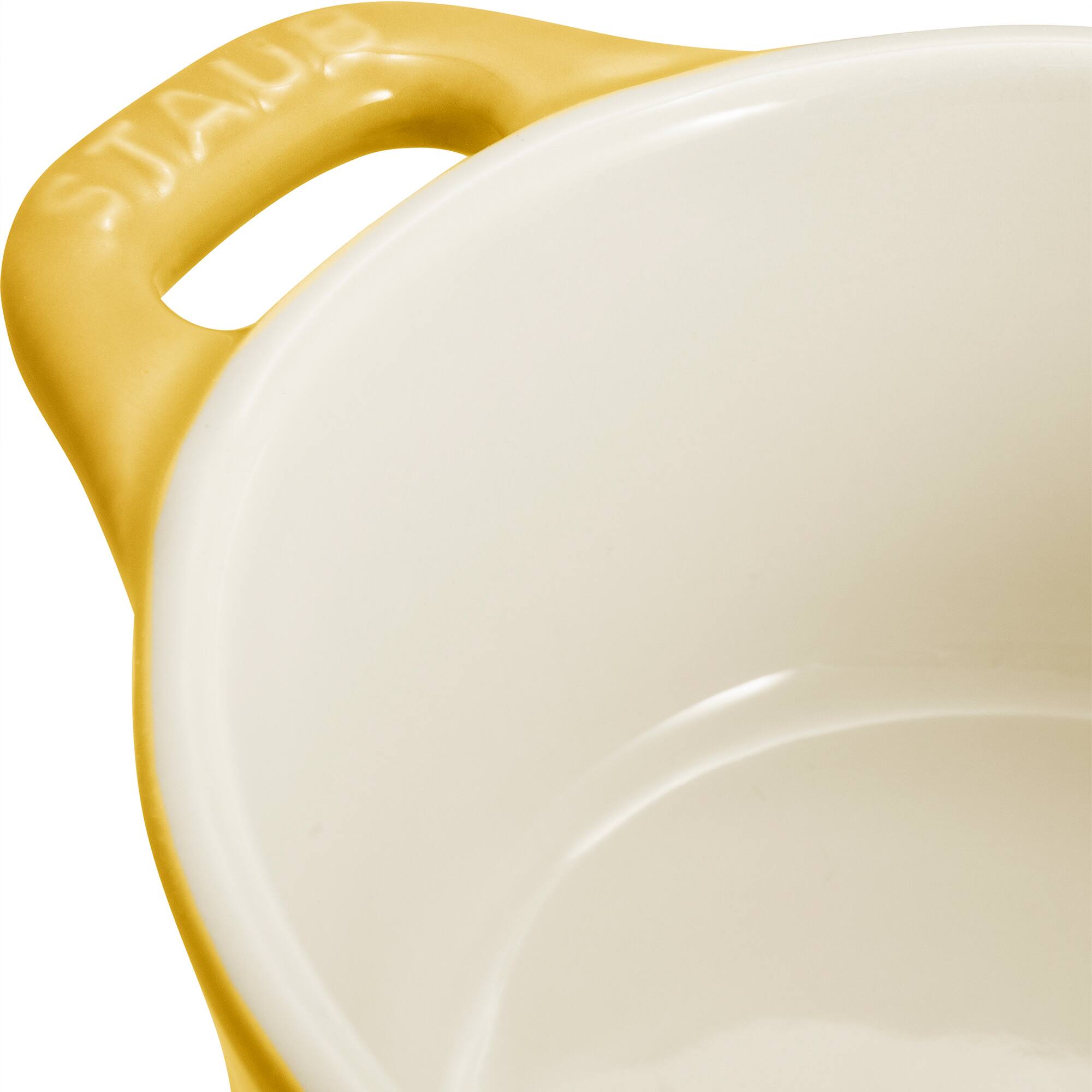 Alt View 5. Staub - Staub Ceramic 3-pc Mini Round Cocotte Set - Citron - Citron.