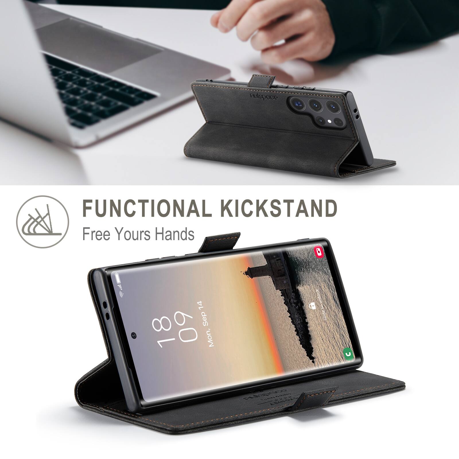 Aulspace

FUNCTIONAL KICKSTAND Free Yours Hands

14 60 Sep 18 7 Mon,

Autspace NATURA KEIN WORDS

unlock Slide