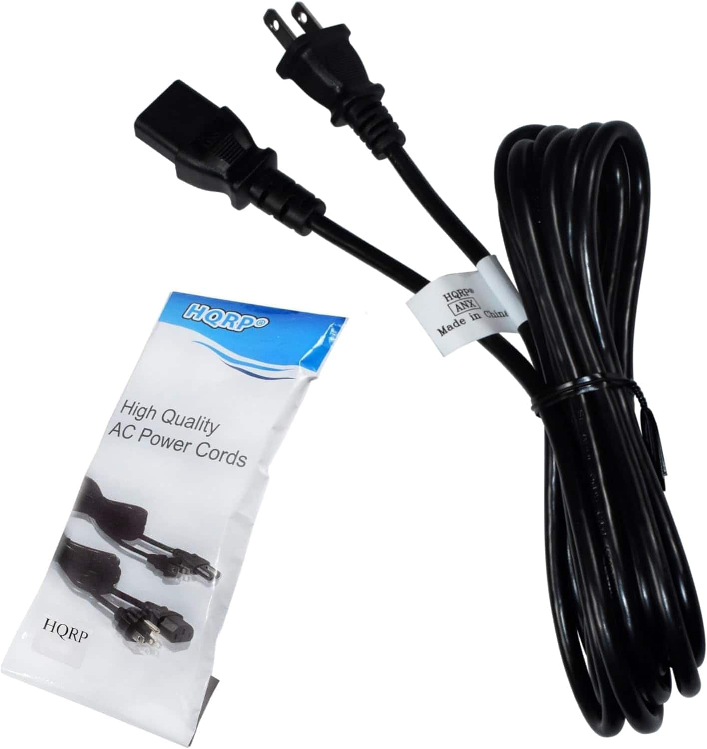 HQRP - 10ft AC Power Cord for Definitive Technology ProSub 600 800 1000 Subwoofer Mains Cable - Black