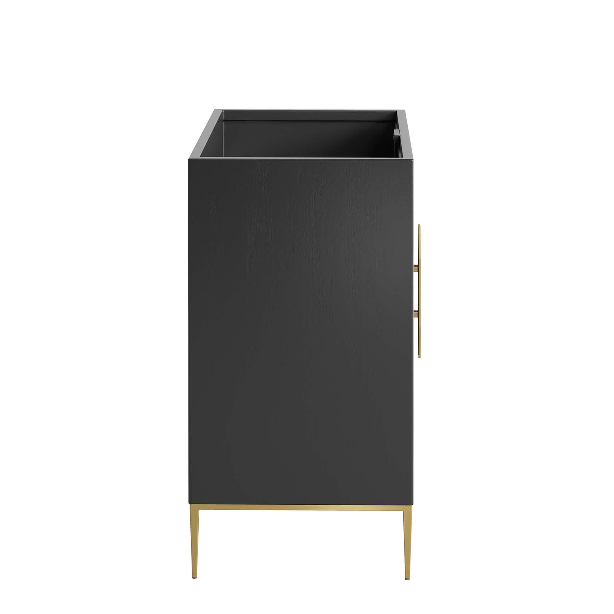 Alt View 1. Modway - Awaken Bathroom Cabinet Basin Not Included by Modway - Black.