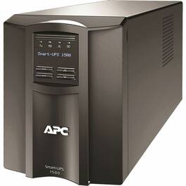 APC - Smart-UPS, Line Interactive, 1500VA, Tower, 120V, 8x NEMA 5-15R outlets, SmartConnect Port+Network Card, AVR, LCD - Black