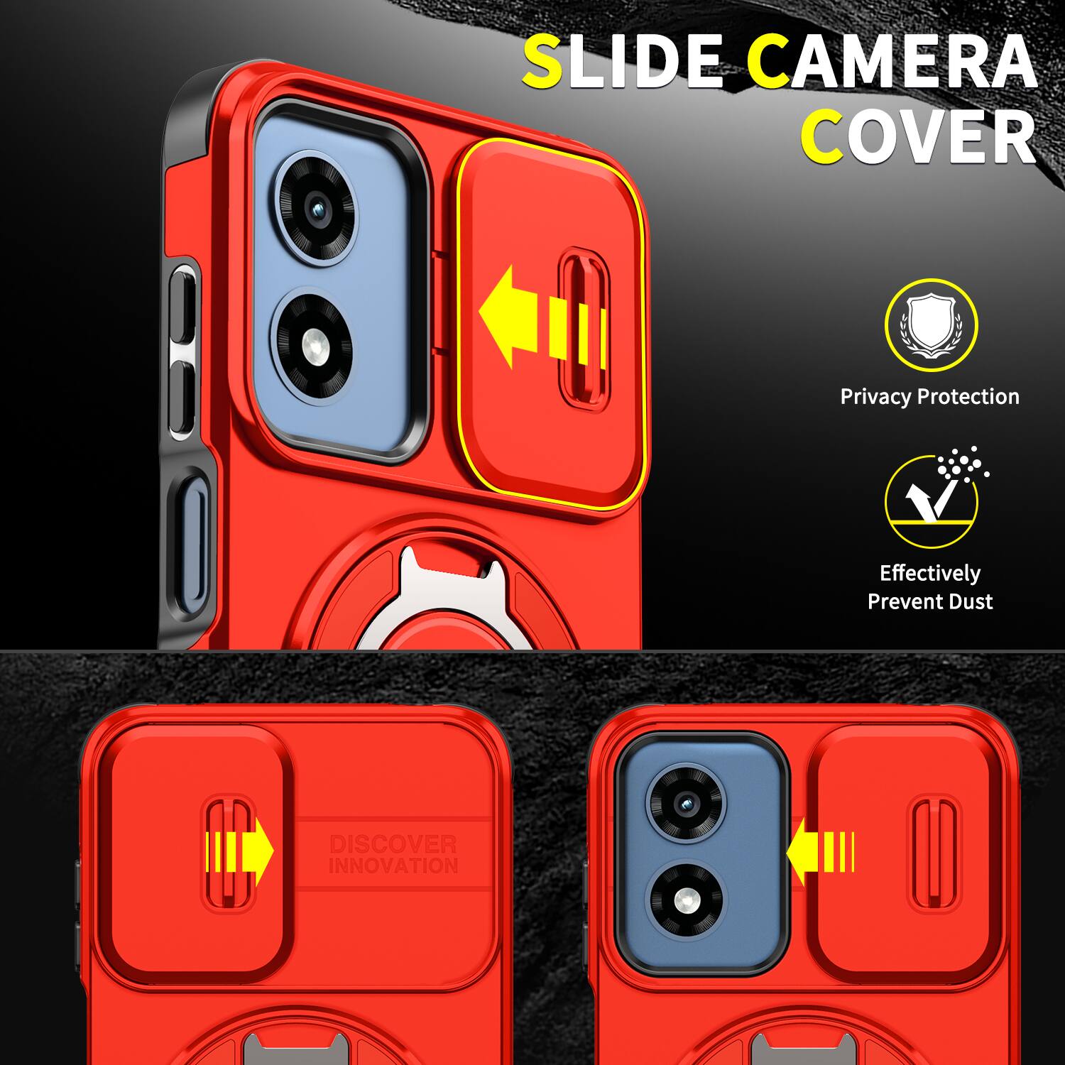 SLIDE CAMERA COVER

Privacy Protection

Effectively Prevent Dust

DISCOVER INNOVATION