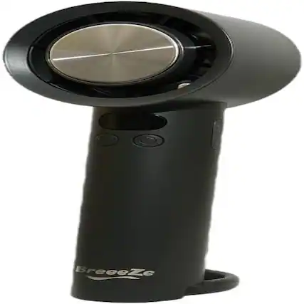 Front. Loheer - Loheer Portable Handheld Turbo Fan, 4000mAh Rechargeable Pocket Fan, Ice Compress Cooling, 100 Speeds, LED Display.
