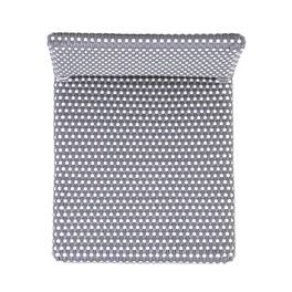 Butler Specialty - Serienna 30 in. Seat Height Rattan Low Back Bar Stool - Gray And White Dot