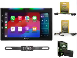 Pioneer - DMH-WT6000NEX 10.1" Digital Receiver Backup Camera + ADS-MRR + HRNHRRFO2 Compatible with Select 2011-2023 Ford - Black