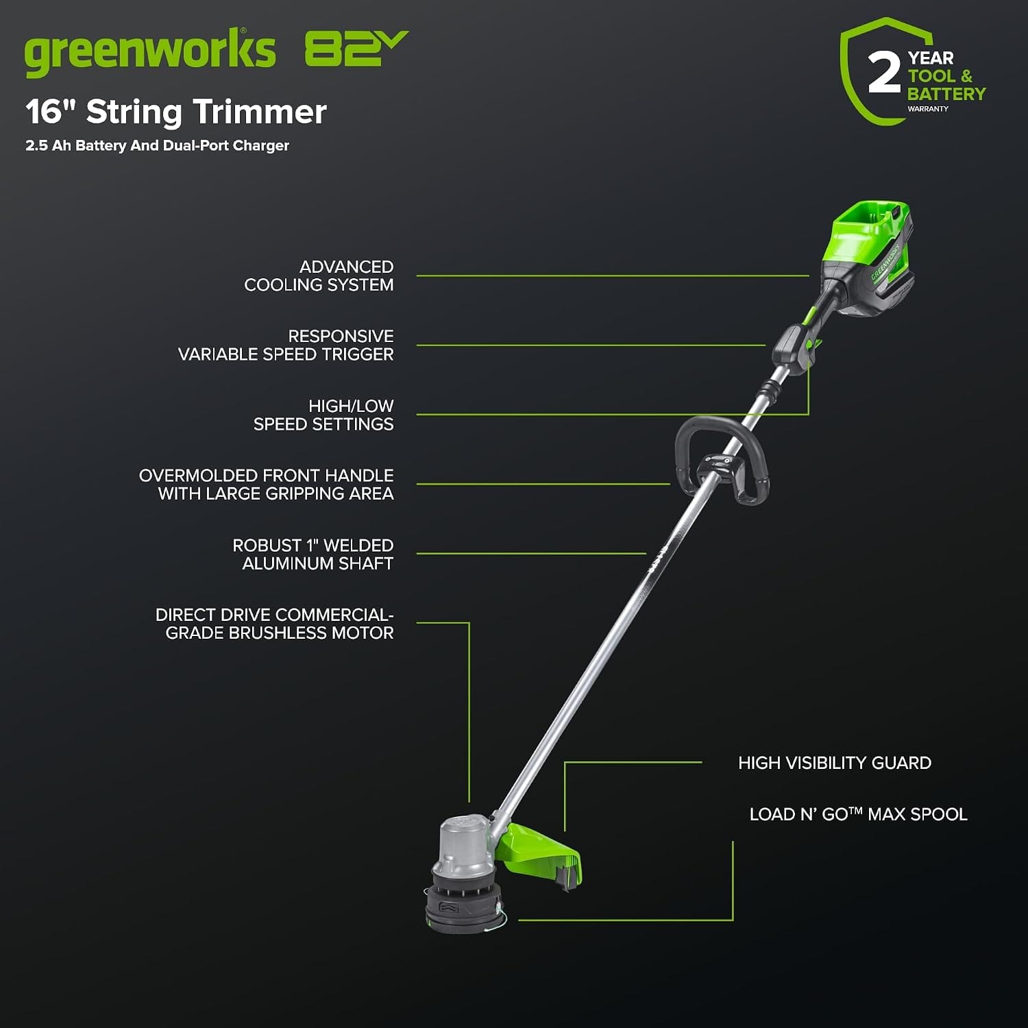 Greenworks 82V 16