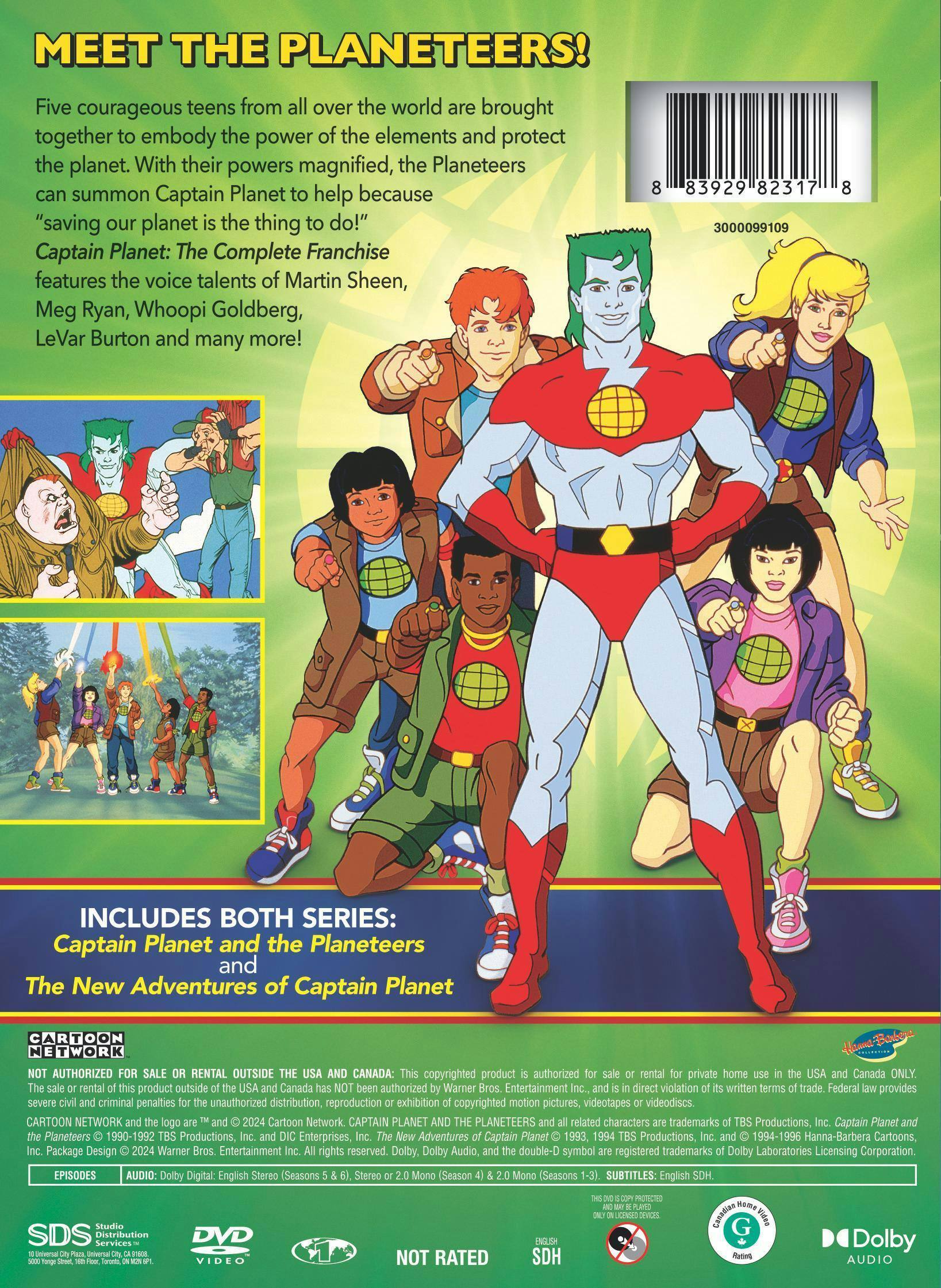 Back. Captain Planet: The Complete Franchise [DVD].