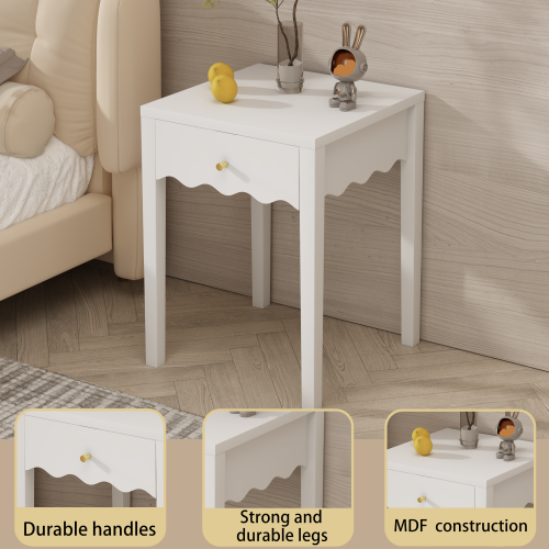 Durable handles, strong and durable legs, MDF construction