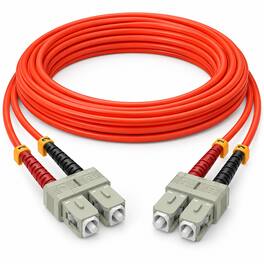 Sanoxy - 15m SC/SC Duplex 62.5/125 Multimode OM1 Fiber Optic Cable - Multi