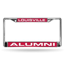 Rico Industries - Louisville Cardinals Chrome Metal ALUMNI License Plate Frame Holder - Multi