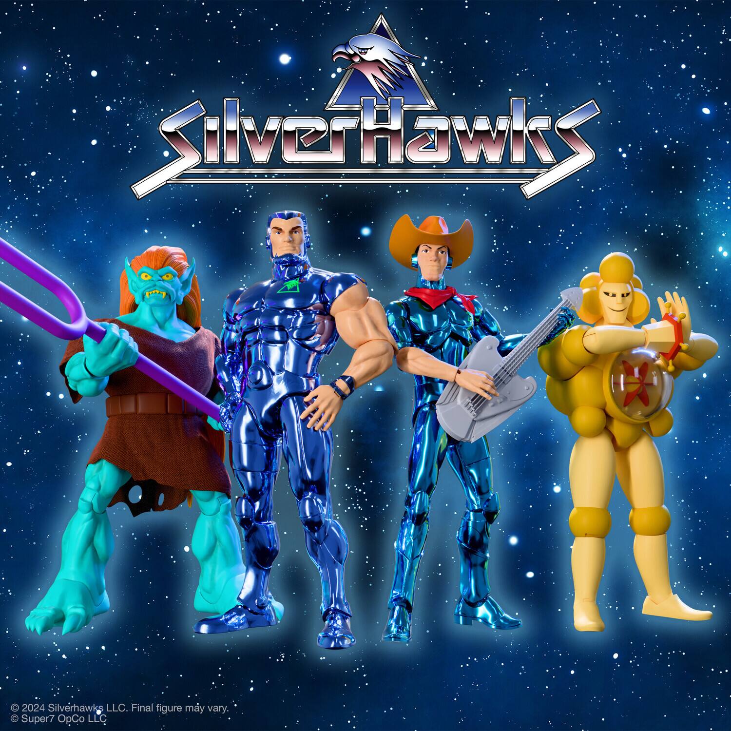 Silverhawks 2024 Silverhawks LLC. Final figure may vary. Super7 OpCo LLC.