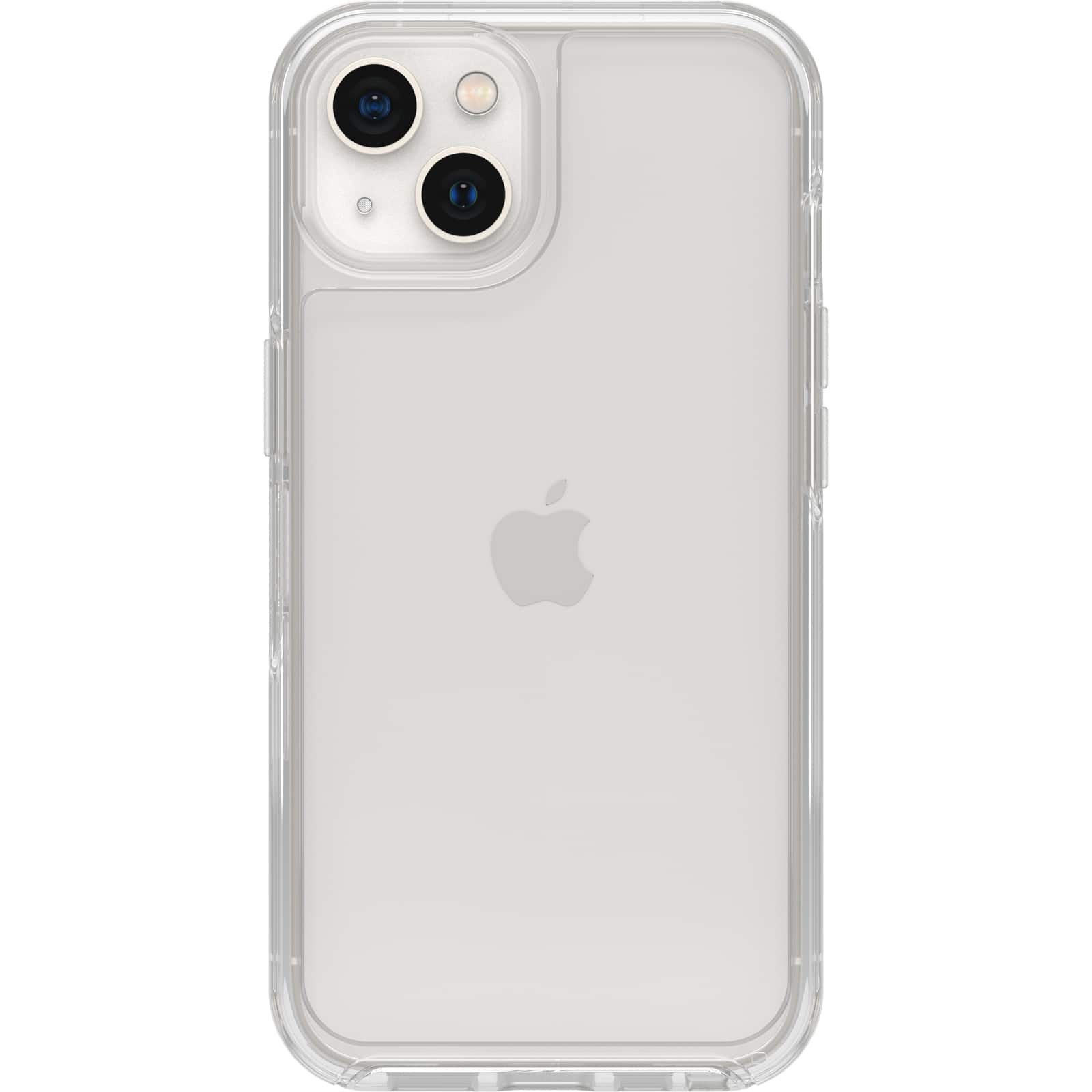 Front. OtterBox - Symmetry Series Soft Shell for Apple iPhone 13 - Clear.