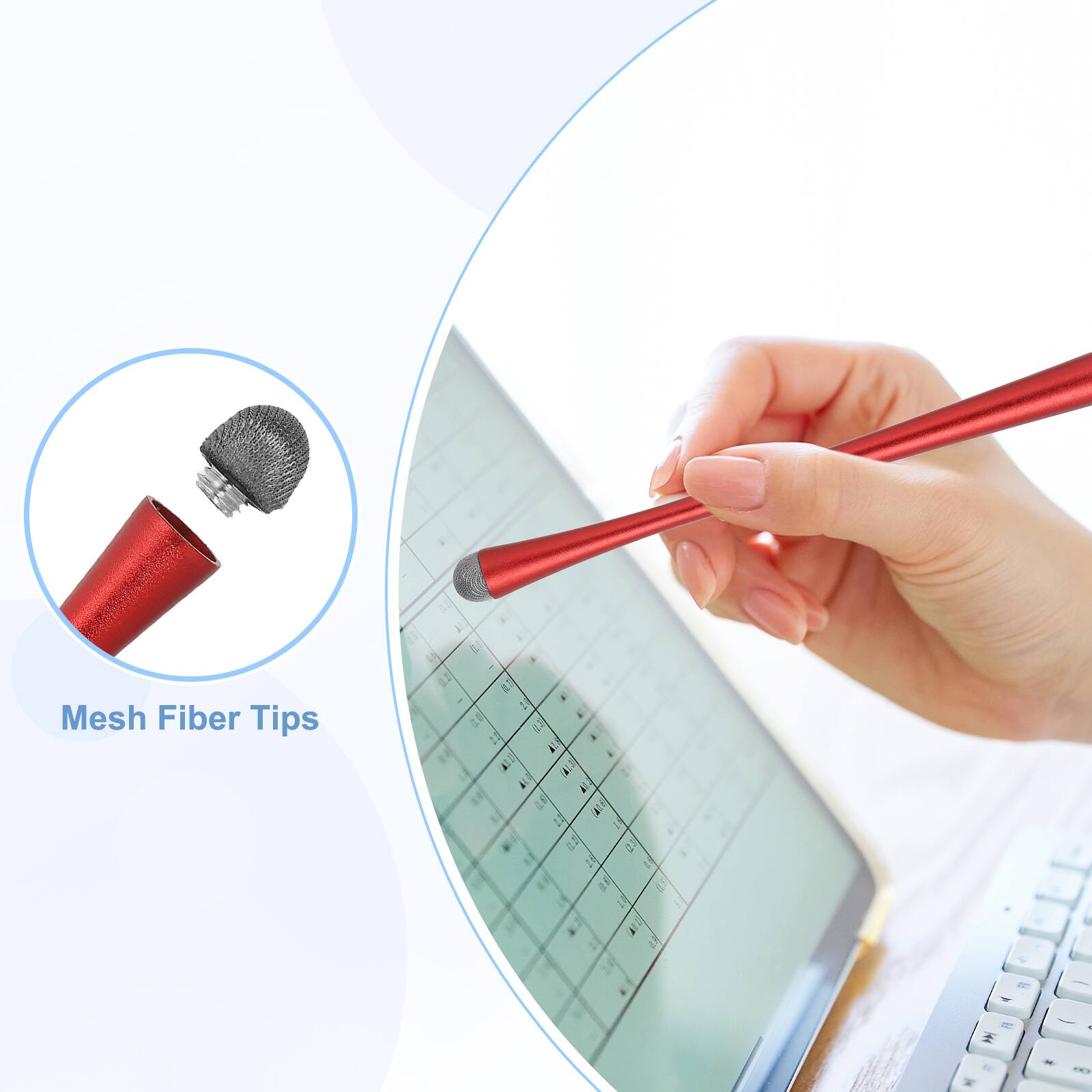 Mesh Fiber Tips