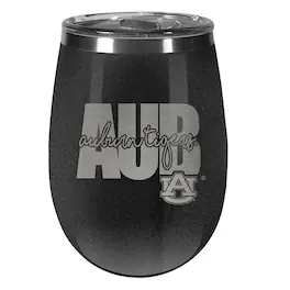 Great American Products - Auburn Tigers 10oz. Onyx Wine Tumbler - Multicolor