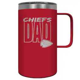 Great American Products - Kansas City Chiefs Dad 18oz. Hustle Travel Mug - Multicolor
