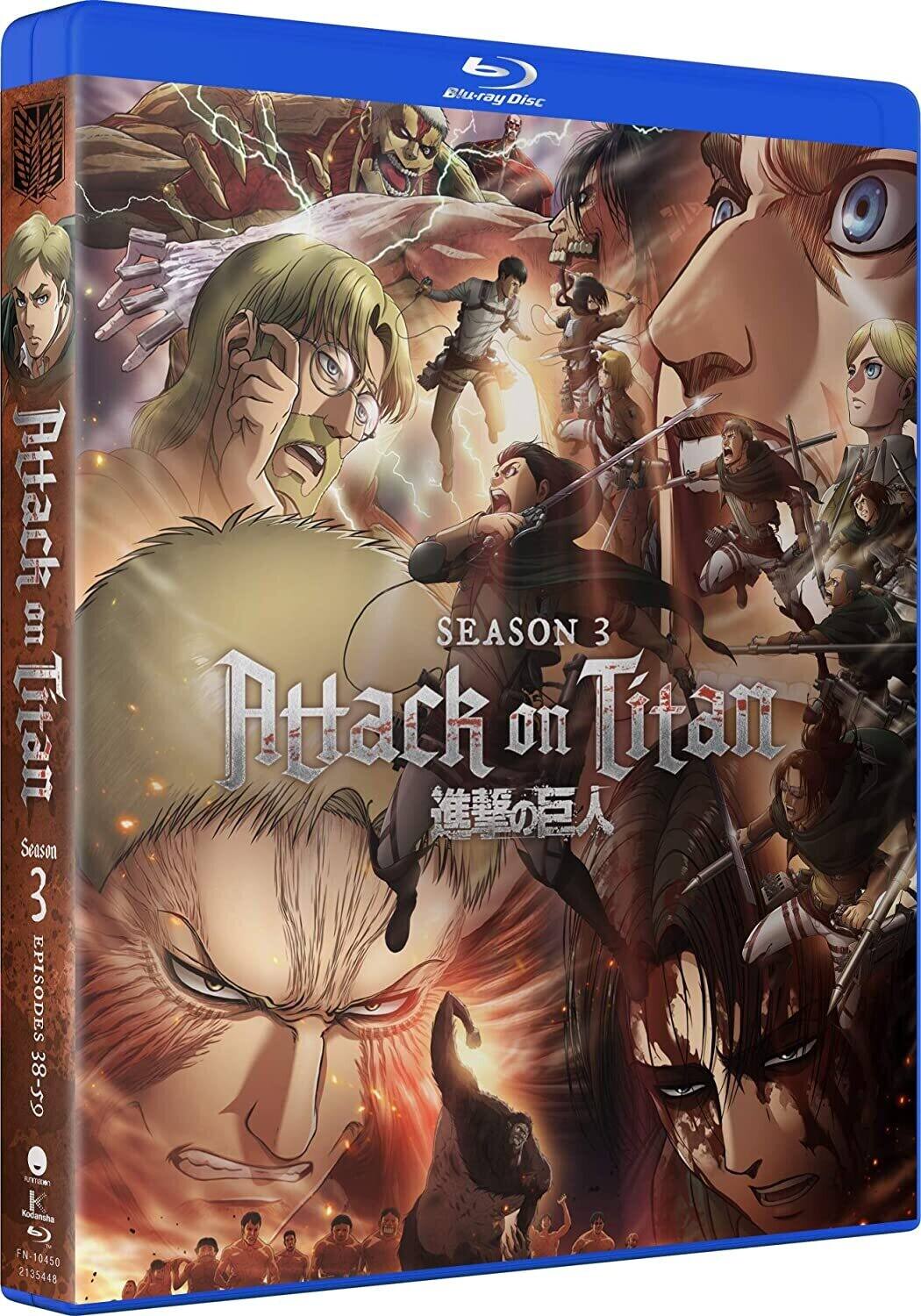 Front. Attack On Titan: Complete Season 3   - BLU-RAY.