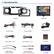 Accessories
- Frame
- Machine
- Power Cable
- Power Cable
- GPS Antenna
- USB Cable (4 pin)
- USB Cable (6 pin)
- Canbus
- USB Cable Antenna cable
- Reversing line Screw & Screwdriver
- Manual