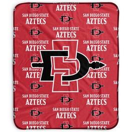 Pegasus - San Diego State Aztecs 50" x 60" Repeat Wordmark Fleece Blanket - Multicolor