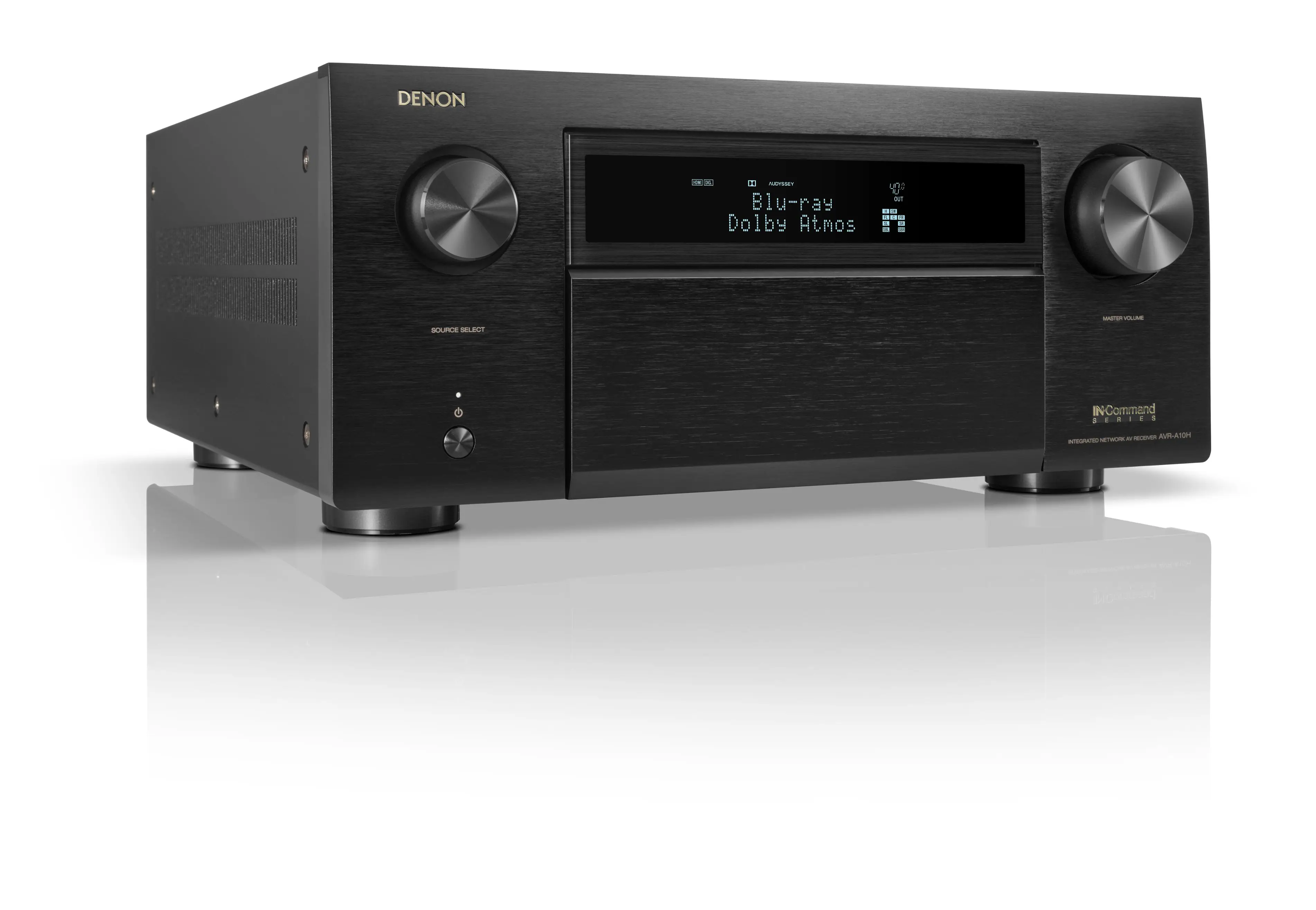 Denon - AVR-A10H 13.4-Ch. Bluetooth Capable With HEOS Dolby Atmos 8K HDR Compatible A/V Home Theater Receiver - Black